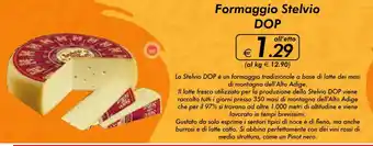 Formaggio Stelvio DOP