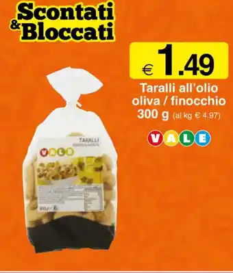 Taralli all'olio oliva / finocchio 300 g