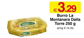 Burro La Montanara Dalla Torre 250 g
