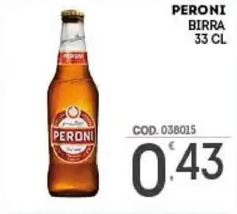 Eurocash Peroni Birra 33cl offerta