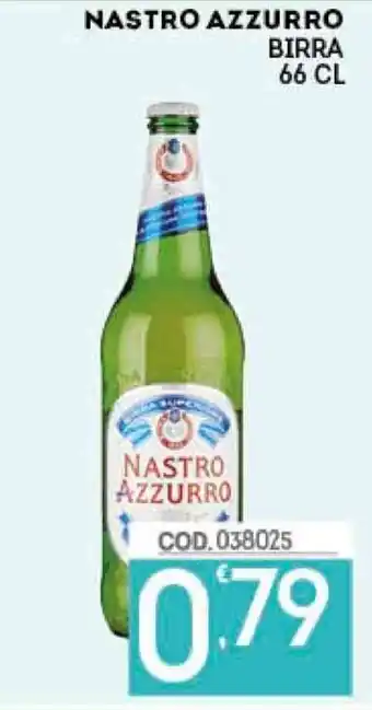Eurocash Nastro Azzurro Birra 66cl offerta