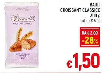 A&O BAULI CROISSANT CLASSICO 300 g offerta