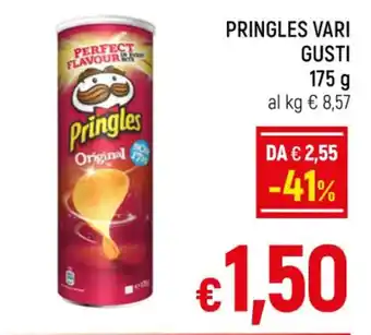 A&O PRINGLES VARI GUSTI 175 g offerta