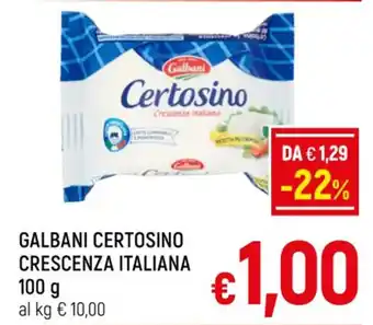 A&O GALBANI CERTOSINO CRESCENZA ITALIANA 100 g offerta
