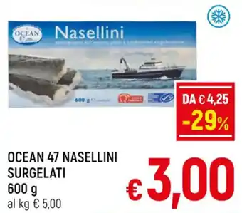 A&O OCEAN 47 NASELLINI SURGELATI 600 g offerta