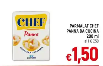 A&O PARMALAT CHEF PANNA DA CUCINA 200 ml offerta