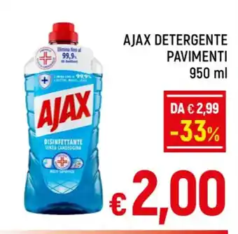 A&O AJAX DETERGENTE PAVIMENTI 950 ml offerta