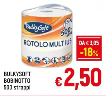 A&O BULKYSOFT BOBINOTTO 500 strappi offerta