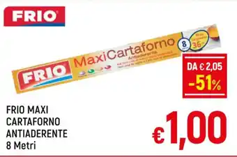 A&O FRIO MAXI CARTAFORNO ANTIADERENTE 8 Metri offerta