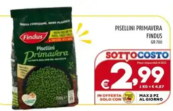 Il Centesimo PISELLINI PRIMAVERA FINDUS GR 700 offerta