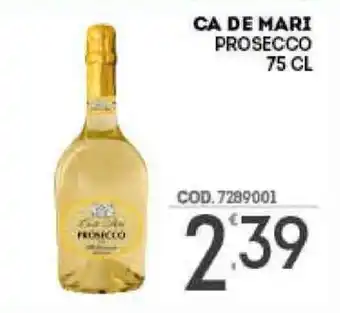 Eurocash Ca de Mari Prosecco 75cl offerta