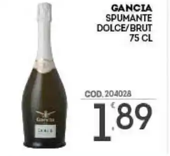 Gancia Spumante Dolce/Brut 75cl