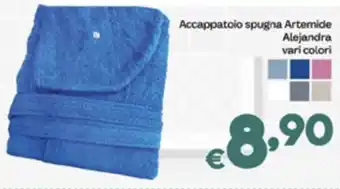 Accappatoio spugna Artemide Alejandra vari colori