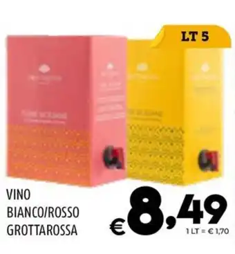 Il Centesimo VINO BIANCO/ROSSO GROTTAROSSA LT 5 offerta