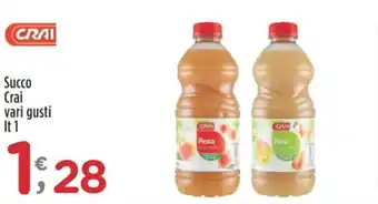 Crai Succo Crai vari gusti lt 1 offerta