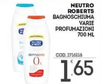 Eurocash Neutro Roberts Bagnoschiuma 700ml offerta