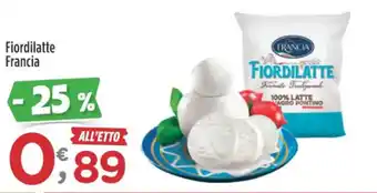 Crai Fiordilatte Francia offerta
