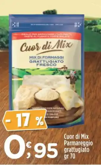 Crai Cuor di Mix Parmareggio grattugiato gr 70 offerta