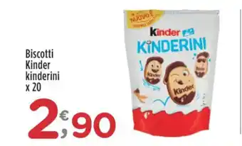 Crai Biscotti Kinder kinderini x 20 offerta