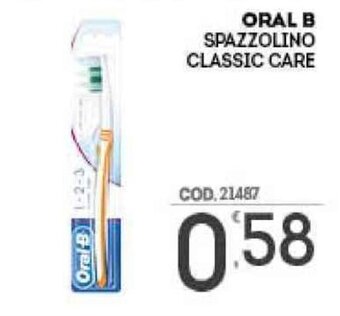 Eurocash Oral B Spazzolino Classic Care offerta
