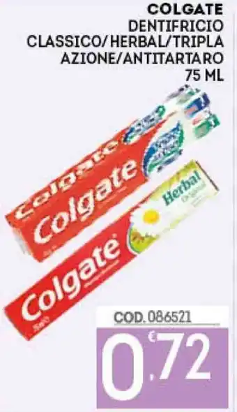 Eurocash Colgate Dentifricio 75ml offerta