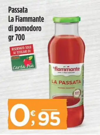 Crai Passata La Fiammante di pomodoro gr 700 offerta