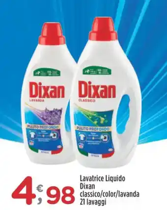 Crai Lavatrice Liquido Dixan classico/color/lavanda 21 lavaggi offerta