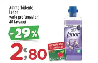 Crai Ammorbidente Lenor varie profumazioni 40 lavaggi offerta