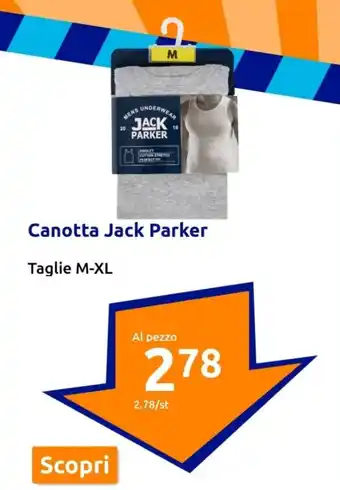 Action Canotta Jack Parker offerta