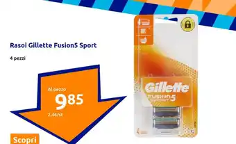 Action Rasoi Gillette Fusion5 Sport 4 pezzi offerta