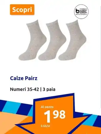 Action Calze Pairz offerta