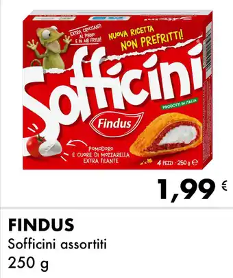 Iper Tosano FINDUS Sofficini assortiti 250 g offerta