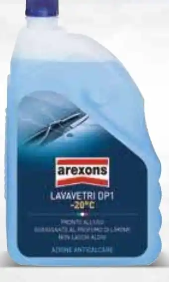 Ipercoop LIQUIDO LAVAVETRI PRONTO ALL'USO -20° AREXONS 2 lt offerta
