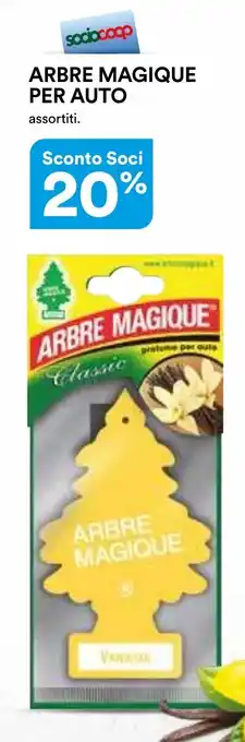 Ipercoop ARBRE MAGIQUE PER AUTO offerta