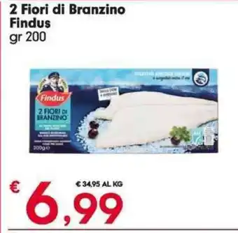Eurospar 2 Fiori di Branzino Findus gr 200 offerta