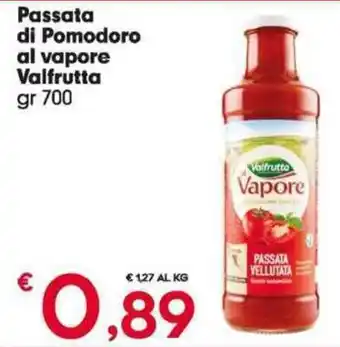 Eurospar Passata di Pomodoro al vapore Valfrutta gr 700 offerta