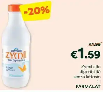 Unes Zymil alta digeribilità senza lattosio 1 l parmalat offerta