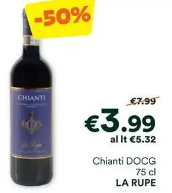 Unes Chianti DOCG 75 cl LA RUPE offerta