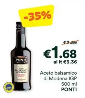 Aceto balsamico di Modena IGP 500 ml PONTI