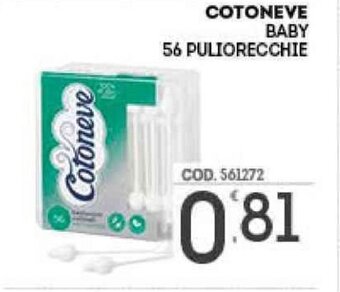 Cotoneve Baby 56 Puliorecchie