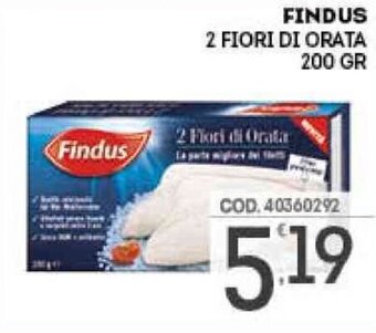 Eurocash Findus 2 Fiori Di Orata 200 gr offerta