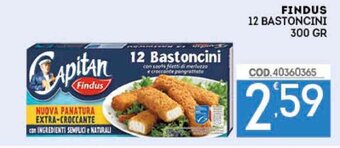 Eurocash Findus 12 Bastoncini 300 gr offerta