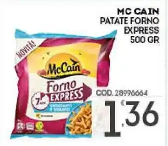 Eurocash Mc Cain Patate Forno Express 500 gr offerta