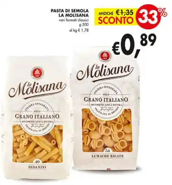 Coal PASTA DI SEMOLA LA MOLISANA g 500 offerta