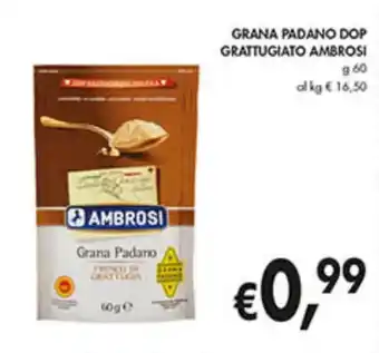 Coal GRANA PADANO DOP GRATTUGIATO AMBROSI G 60 offerta