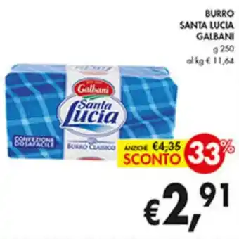 Coal BURRO SANTA LUCIA GALBANI G 250 offerta