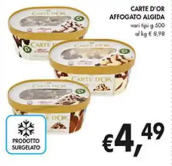 Coal CARTE D'OR AFFOGATO ALGIDA vari tipi g 500 offerta