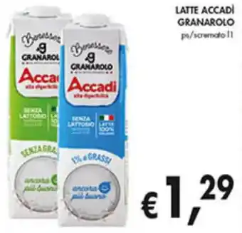 Coal LATTE ACCADÌ GRANAROLO ps/scremato L 1 offerta