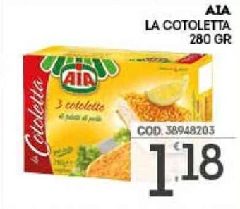 Eurocash AIA La Cotoletta 280 gr offerta