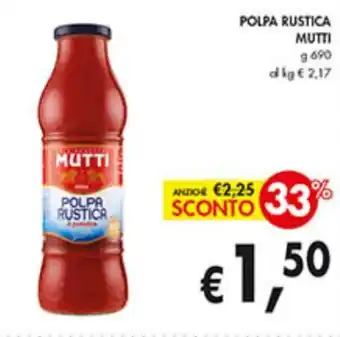Coal POLPA RUSTICA MUTTI g 690 offerta